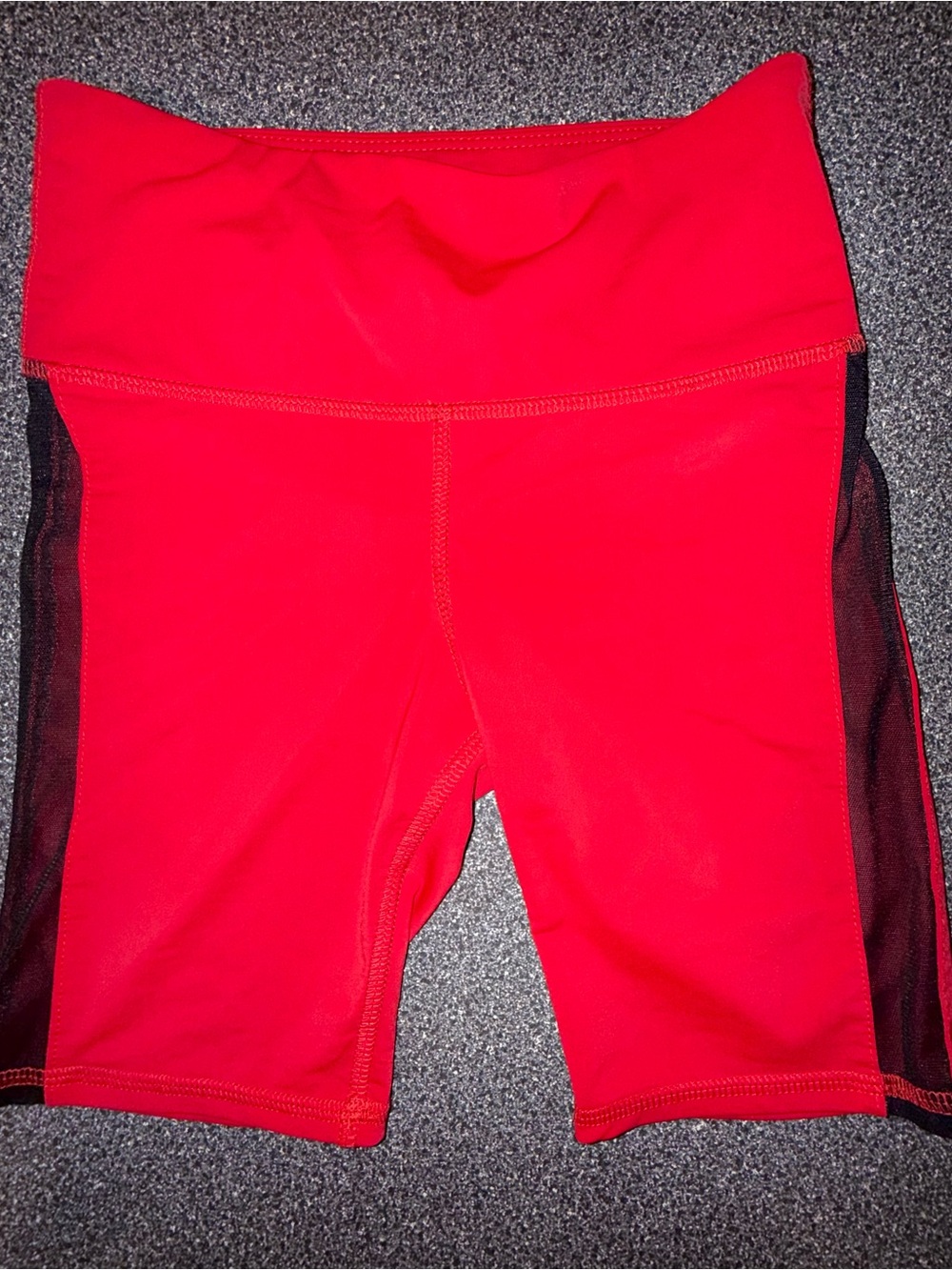 Tiger Friday Dance Red Shorts Black Mesh Sides Size Adult Small